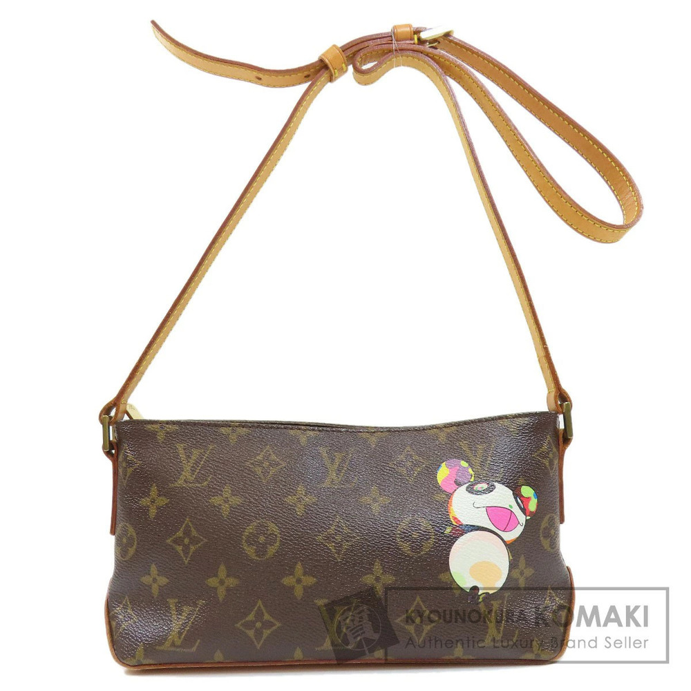 Louis Vuitton Trotteur Panda Monogram Shoulder Bag Canvas
